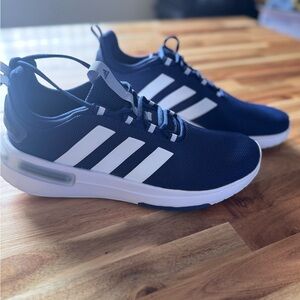 Adidas Men's 12 Blue and White Sneakers